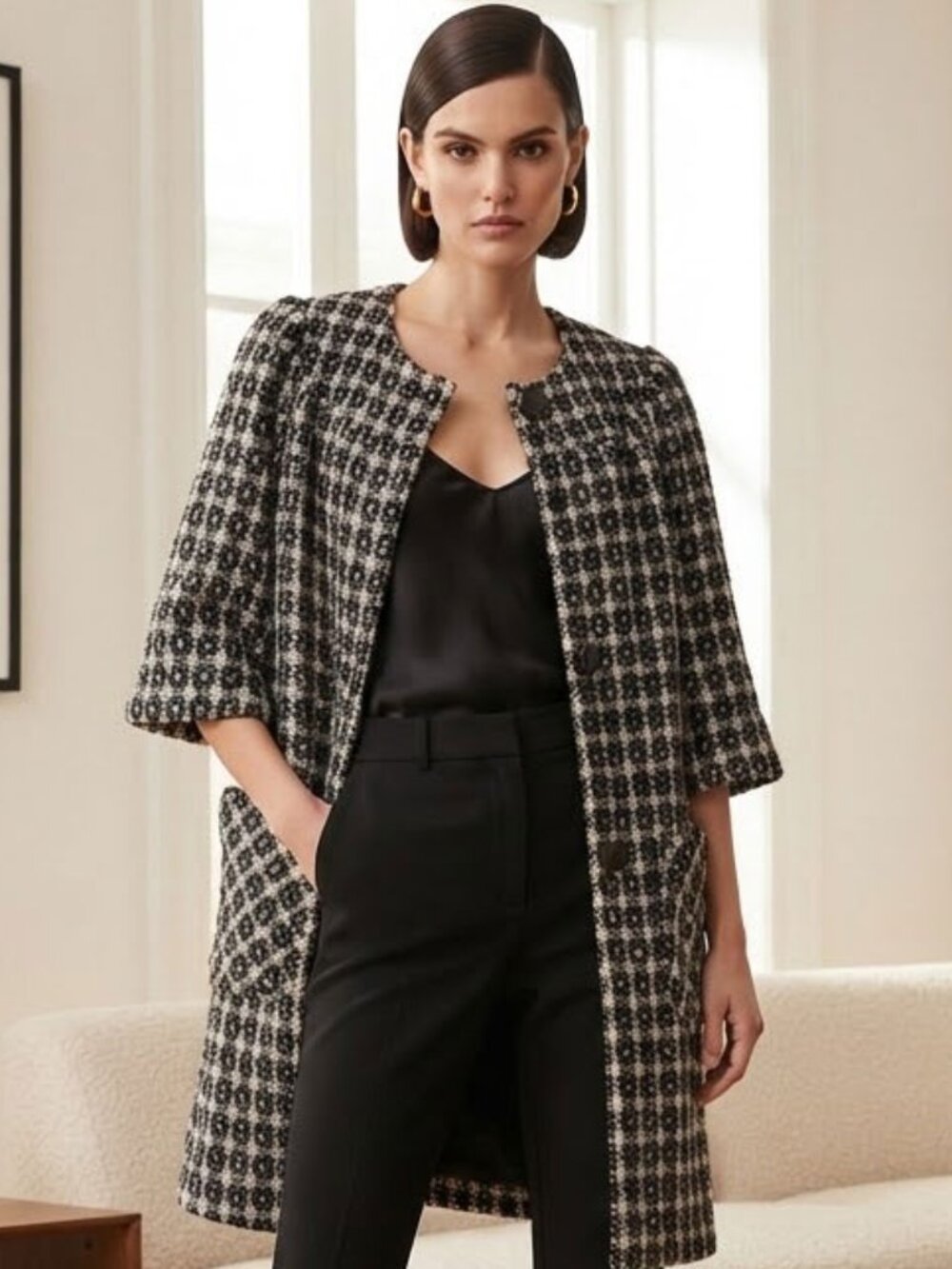 Walter Baker Tweed Coat